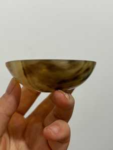 Handmade Polished Round Natural Horn <b>Decorative</b> <b>Plate</b> Modern Solid Pattern Eco-Friendly & Durable Party - Product Image 3