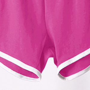 Polyester/Cotton Yoga Fitness Breathable Solid Color Custom Logo Design <b>Elastic</b> Waist Quick Dry OEM High Quality Women Summer - Product Image 6