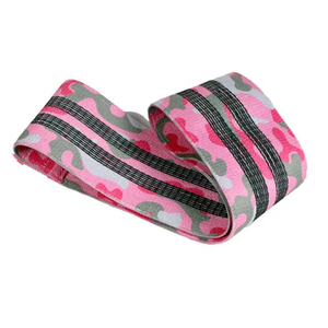 Bande de Résistance Personnalisée avec Logo pour Fessiers, Gym, Fitness, Yoga – Ensemble de Bandes de Résistance en Tissu Imprimé Type Boucle pour Hanches - Product Image 1
