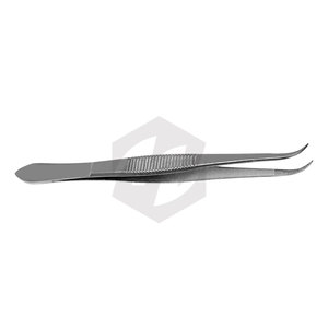 Pinzas Quirúrgicas de Acero Inoxidable de Punta Fina, 5 Pulgadas, Punta Curva, para Cejas y Eliminación de Vello Encarnado, MOL CE - Product Image 3