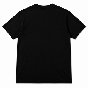 เสื้อยืดคอตตอนคุณภาพสูงสีดำสำหรับผู้ชายจากคอช อินเตอร์เนชั่นแนล ลายกราฟิก "การคิดเกินไปไม่ได้ทำให้รับผลอะไรเลย" - Product Image 2