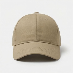 Gorra de béisbol clásica de algodón color caqui, ajustable, lisa, diseño moderno para correr, cómoda y a la moda. - Product Image 1