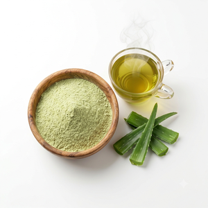 ผงใบว่านหางจระเข้ Aloe barbadensis Miller ผงสมุนไพร รับผลิตแบรนด์ส่วนตัว (OEM) ขายส่ง อินเดีย - Product Image 3