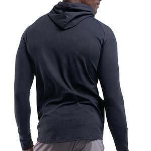 Breathable <b>Lightweight</b> <b>Hoodies</b> For Gym Reasonable Price Solid Color Gym <b>Hoodies</b> Made In Pakistan By Alexandria Industries - Product Image 3