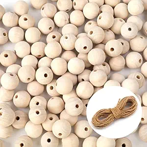 Venta al por mayor FAIZA CRAFT - Cuentas de madera espaciadoras de 8mm-20mm, sin plomo, para hacer joyas, abalorios de madera natural multicolor - Product Image 6