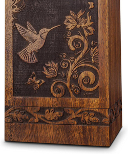 Urnes funéraires en bois pour cendres humaines adultes, personnalisables - Product Image 4