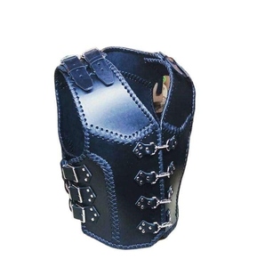 Promotion Best Selling For Adult Men Leather Vest Genuine Leather In New Style High Quality Fashion Breathable Leather Vest - Product Image 3