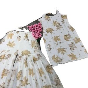 Top de algodón blanco de nuevo diseñador Salwar Kameez con trabajo pesado Moti y ropa de lino y seda Dupatta para ropa de fiesta - Product Image 1