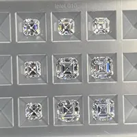 Diamant de laboratoire CVD de haute qualité, taille Ascher, couleur D, certifié IGI, pour la fabrication de bijoux, provenant d'Inde.