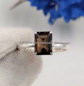 แหวน Boho 925เงินสเตอร์ลิงทำด้วยมือแหวนแต่งงานอัญมณีที่มีแผ่นโรเดียมตัดเป็นของขวัญสำหรับงานเลี้ยง - Product Image 4