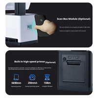 Terminal de point de vente tactile à double écran OEM ODM 11,6/15,6 pouces, système POS tout-en-un Windows, 4 Go de RAM, 64 Go de stockage pour la vente au détail et la restauration