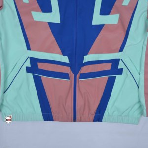 Mens Color Blocked <b>Racer</b> <b>Jacket</b> Zipper Closure Stand Collar Breathable Polyester Outdoor Wear Regular Fit Multi-Color <b>Jacket</b> Men - Product Image 6