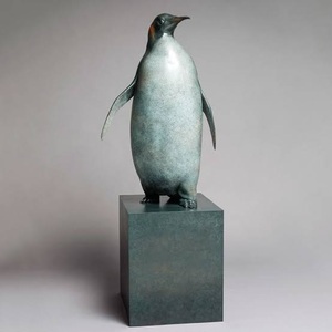 Figurines de pingouins en laiton, lot de 2, décoration animale traditionnelle, décoration de table, cadeaux et souvenirs pour la maison - Product Image 4