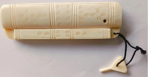 Peigne en os de buffle écologique blanc, taille personnalisée, toilettage de précision, poli, style animalier, artisanat naturel - Product Image 6