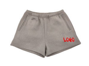 Pantalones Cortos Deportivos para Mujer con Logotipo Personalizado, 100% Algodón Felpa, Cintura Alta, 220g, Suaves, con Bolsillos, Estilo Cargo - Product Image 5