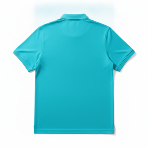 Polo en maille à manches courtes pour homme, couleur unie, coupe classique, vente en gros - Product Image 3