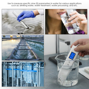 Testeur d'eau 9 en 1 : détection de TDS, EC, salinité, GH, SG, température et absorption UV, COD et TOC en aquaculture et eau potable (OEM) - Product Image 5