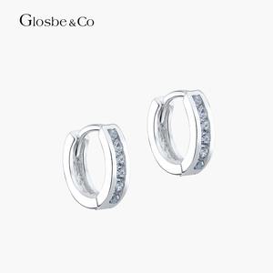 Boucles d'oreilles clous argentées pour enfants, mignonnes et simples, sûres pour le quotidien, cadeau, nouveau design Glosbe (OEM/ODM) - Product Image 2