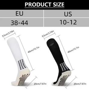 Calcetines de Fútbol Ecológicos de Nailon/Algodón, Antideslizantes, hasta la Rodilla, Transpirables, de Compresión, Deportivos, para Hombre - Product Image 3