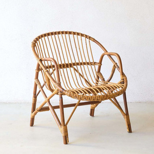Silla de comedor moderna para exteriores e interiores, muebles para cenas, sillas de ratán natural de alta calidad - Product Image 2