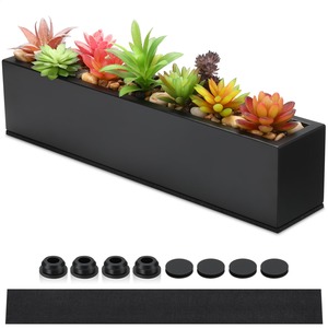 Hanging Iron Planters for <b>Balcony</b> Eco-Friendly Powder Coated Decorative <b>Pots</b> for Indoor and Outdoor Gardens - Product Image 2