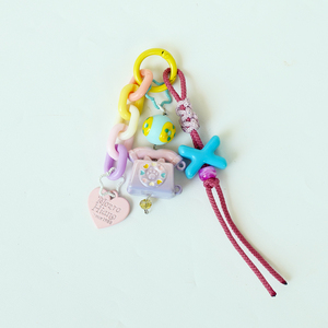 Handmade Eco-friendly Retro Rotary <b>Phone</b> Charm Strap Y2K Acrylic Chain Braided Cord Adjustable Cross Body <b>Mobile</b> <b>Phone</b> - Product Image 1