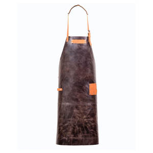 Stylish <b>Leather</b> <b>Apron</b> for Barbers and Tattoo Artists Heat-Resistant <b>Leather</b> <b>Apron</b> for Welding and Metalwork - Product Image 6