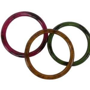 หูหิ้วกระเป๋าเรซิ่นทำมือสุดหรู หูหิ้วกระเป๋าอะคริลิคคุณภาพพรีเมียม อุปกรณ์ตกแต่งกระเป๋าดีไซน์เนอร์ที่ทนทาน - Product Image 6