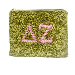 Santa Beaded Christmas Pouch Handmade Durable Anti-Theft Foldable Portable Coin Purse Holiday <b>Gift</b> <b>Bag</b> Magnetic Closure Evening - Product Image 3