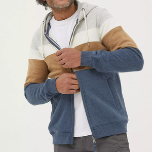 Ensemble de survêtement d'hiver pour homme, 100% coton, sans doublure, avec fermeture éclair et boutons, comprenant un sweat à capuche moelleux et un pantalon en maille douce, qualité OEM supérieure - Product Image 6