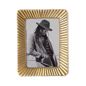 Designer Home Accent Metal Glass <b>Picture</b> <b>Frame</b> Modern Photo Display Interior Decor - Product Image 1