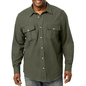 Camisetas clásicas de franela, ligeras y cálidas, ideales para uso casual y conjuntos en capas. Camisetas de franela. - Product Image 1