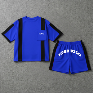 Conjunto de Dos Piezas Personalizado con Logotipo, Camiseta y Pantalones Cortos para Mujer, Poliéster de Secado Rápido, Conjunto Deportivo para Mujer - Product Image 5