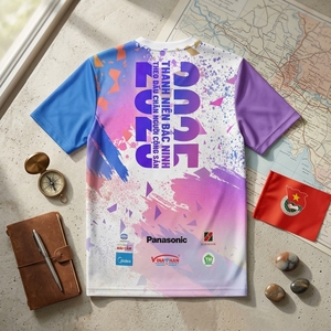 เสื้อยืดวิ่งคุณภาพสูง ชุดกีฬาแบบกำหนดเอง แห้งเร็ว ระบายอากาศได้ดี เหมาะสำหรับออกกำลังกาย - Product Image 4