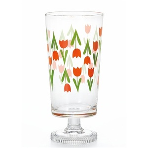 Vaso Retro Aderia de Cristal Hecho en Japón, Vaso Alto para Helado, Estilo Retro Showa, Kawaii y Lindo - Product Image 2