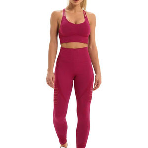 Conjunto de Yoga Profesional al por Mayor, Serie de Colores Degradados Ombre para Influencers del Fitness, Logotipo Personalizado Impreso - Product Image 3