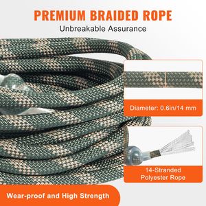 Cuerda de Seguridad para Caza de 30 pies/91.44 m con Tensión de Rotura de 30KN y Material de Nailon - Product Image 3