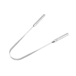Nuevo Raspador de Lengua en Forma de U de Acero Inoxidable, Reutilizable, Antideslizante, Personalizable, Portátil, para Cuidado Personal - Product Image 1