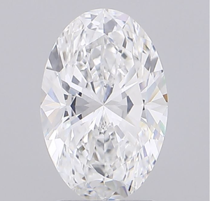 Diamante Cultivado en Laboratorio con Certificación IGI, Corte Oval Brillante de 2.34 CT, Color D, Claridad IF, CVD LG 737598787, ROYAL GEMS, Super Joyería - Product Image 1