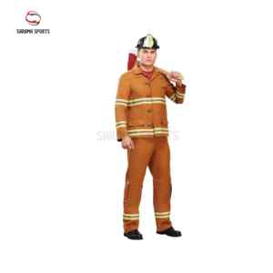 Combinaisons de pompier de qualité supérieure, doublure en tissu respirant, vêtements de pompier, style veste et pantalon avec caractéristiques de sécurité - Product Image 3