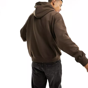 Sudadera con Capucha Personalizada con Logotipo, de Algodón, Informal, de Lujo, de Alta Calidad, con Forro Polar, Bordada, al por Mayor, para Hombre - Product Image 3