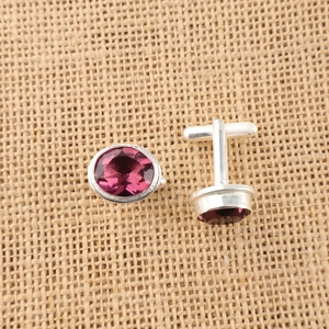 Niharika Gems, Novedad 2026, Gemas de Rodolita con Diseño de Canal, Gemelos de Plata de Ley 925, Joyería Unisex de Lujo - Product Image 3
