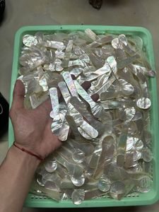 Pearl <b>Shell</b> Spoon Handmade Natural Mother Pearl <b>Mirror</b> Eco-friendly Tableware for Hotel Restaurant Gift Sets OEM Manufacturer - Product Image 5