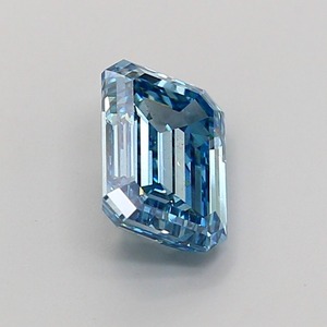 Diamant de laboratoire taille émeraude 1,84 carat, bleu vif fantaisie, VS2, excellente qualité de polissage, pierre précieuse CVD premium, stock DL9 20100 - Product Image 4