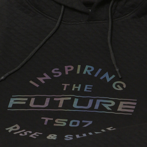 เสื้อฮู้ดผู้ชาย Inspiring The Future TS07 ทรงปกติ ผ้าถัก พิมพ์ลายฟอยล์ โลโก้ด้านหน้า สไตล์ลำลอง - Product Image 1
