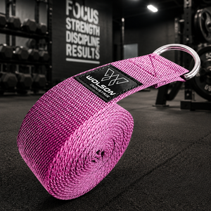 <b>Adjustable</b> Fitness Yoga <b>Strap</b> Breathable Stretch Workout Exercise Training Band for Daily Yoga and Flexibility Sessions. - Product Image 6