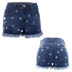 Shorts de Mezclilla Vintage para Mujer, Sexy, Cintura Alta, Desgastados, Rotos, Ajustados, Casuales de Verano, Estilo Urbano, Ecológicos - Product Image 1