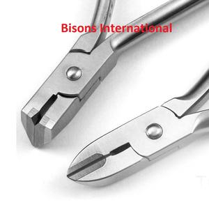 Alicates de corte de alambre de ligadura ortodóntica TC Distal End Cutter de Bisons al por mayor - Product Image 3