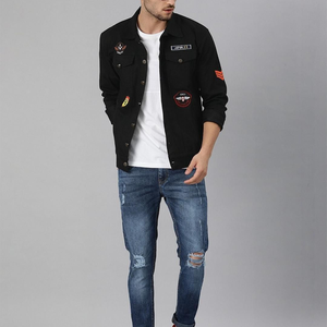 OEM <b>Mens</b> Denim Jean <b>Jacket</b> Casual Outwear Fall <b>Jacket</b> Denim Button up Coat Oversize Denim <b>Jacket</b> for <b>Men</b> acidwash fashion casual - Product Image 1