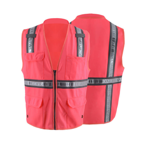 Chalecos de Seguridad Reflectantes de Alta Visibilidad Personalizados al por Mayor, Chalecos Casuales Resistentes de Alta Calidad para Adultos, Tallas Grandes - Product Image 4